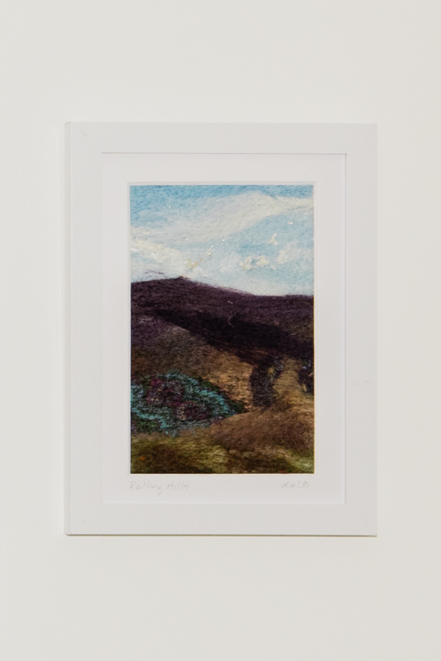 Fiber landscape by Dalis Davidson